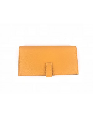 Hermes Wallet Orange 9cm x 18cm